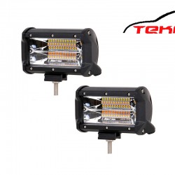 OFFROAD SİS LAMBASI 24 LED 72 W 6000K BEYAZ-SARI LED 2 RENKLİ